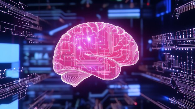 Machine learning neural network visualization demonstrating advanced AI technology capabilities